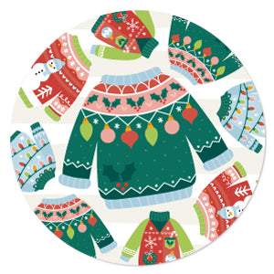 Colorful Christmas Sweaters - Ugly Sweater Holiday Party