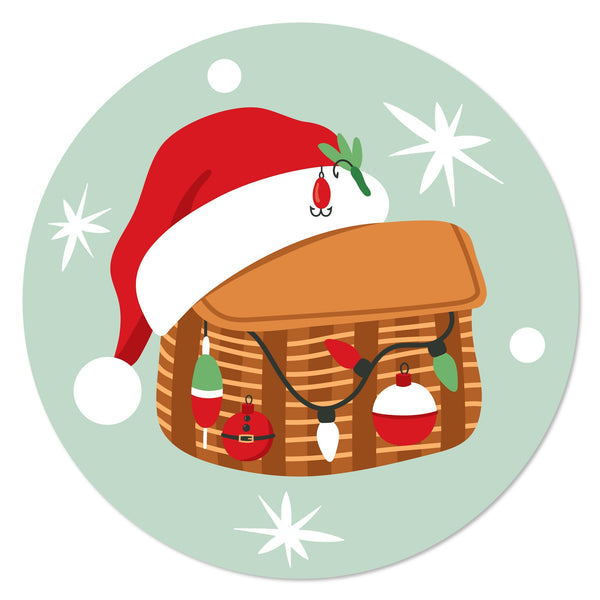 Fishing Santa