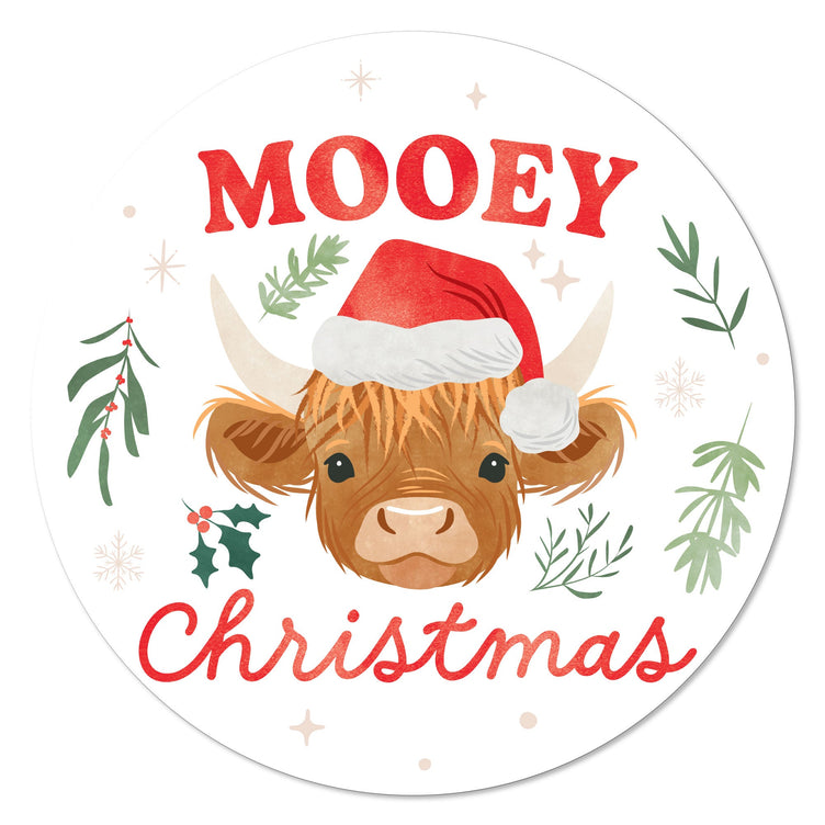 Christmas Highland Cow
