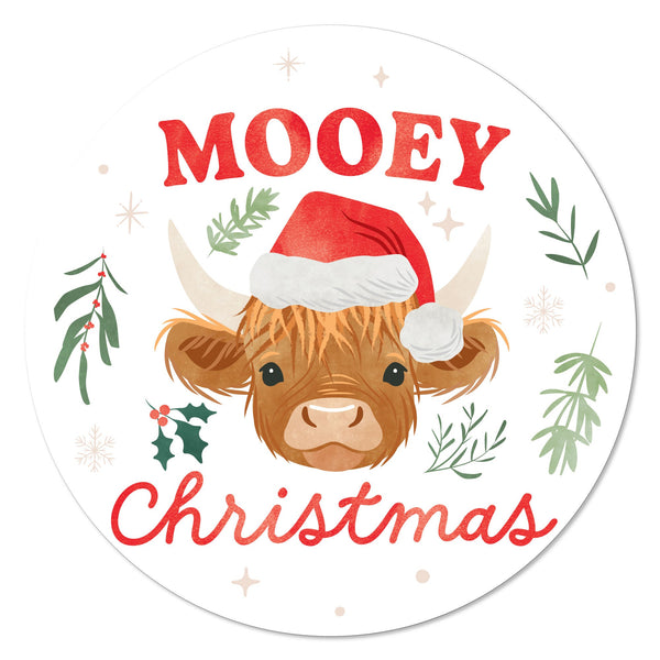 Christmas Highland Cow