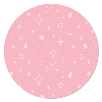 Pink Confetti Stars - Simple Party