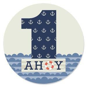 1st Birthday Ahoy - Nautical - First Birthday Party Theme