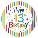 13th Birthday - Cheerful Happy Birthday - Colorful Birthday Party Theme