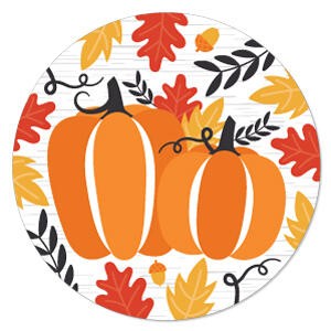 Fall Pumpkin - Halloween or Thanksgiving Party