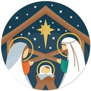 Holy Nativity - Manger Scene Religious Christmas