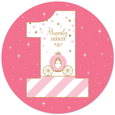 1st Birthday - Little Princess - Pink and Gold First Birthday Party Theme