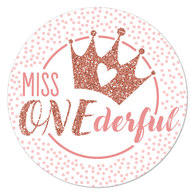 1st Birthday Little Miss Onederful - Girl First Birthday Party Theme