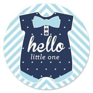 Hello Little One - Blue and Silver