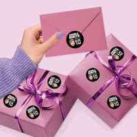 Custom Face Round Stickers - 10th Birthday Bruh - 24 Ct
