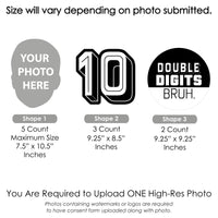 10 piece yard sign set with stakes