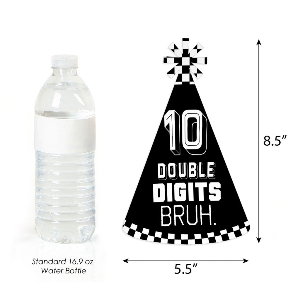 double digits bruh hat design close-up
