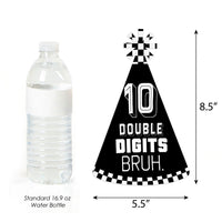 double digits bruh hat design close-up