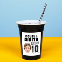 personalized cup design close-up double digits bruh