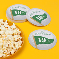 Custom Text Coasters - Golf