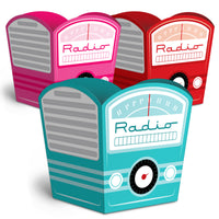 50s Sock Hop Treat Boxes - 12 Ct