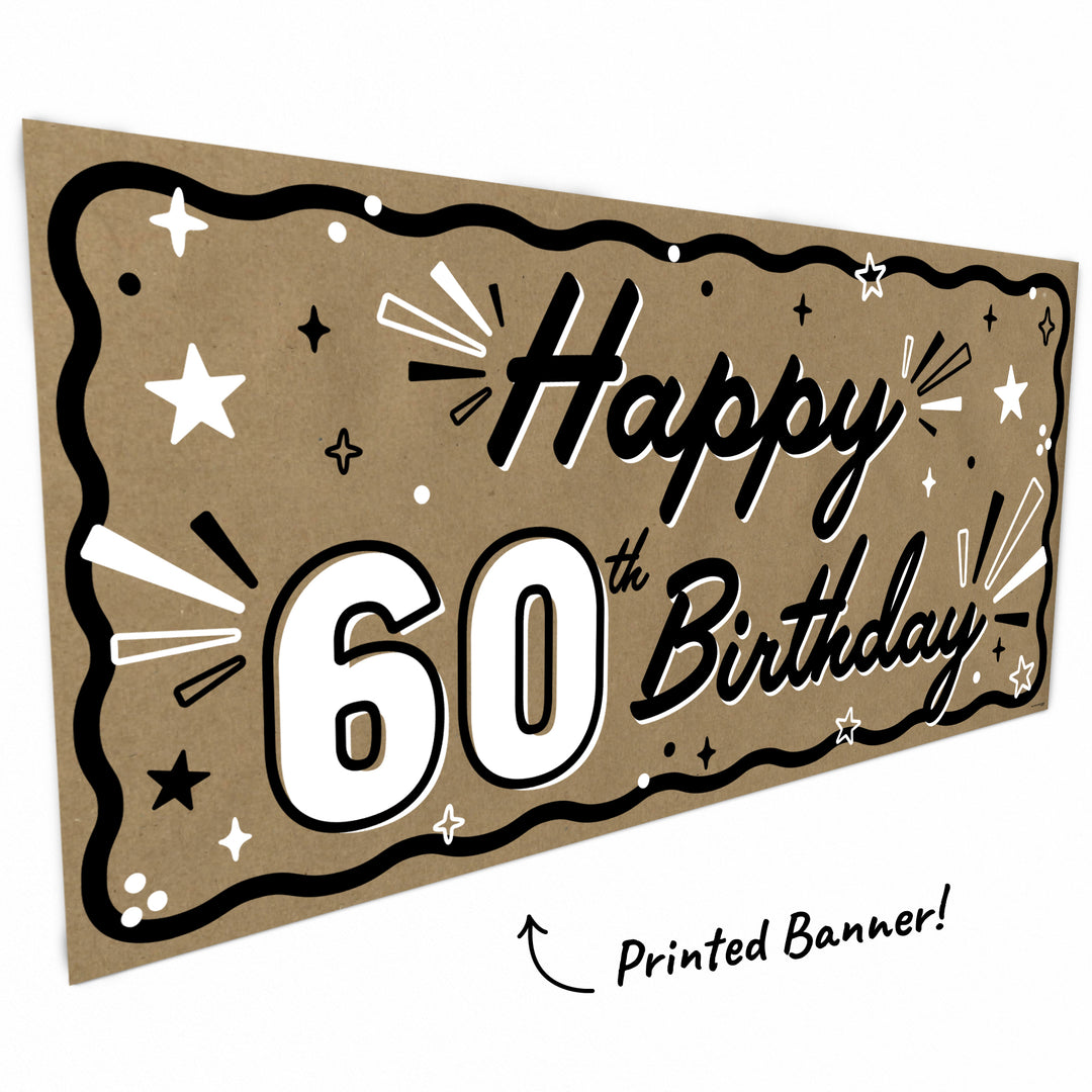 Brown kraft paper banner texture close-up