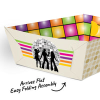 70s Disco Paper Food Trays - 12 Ct