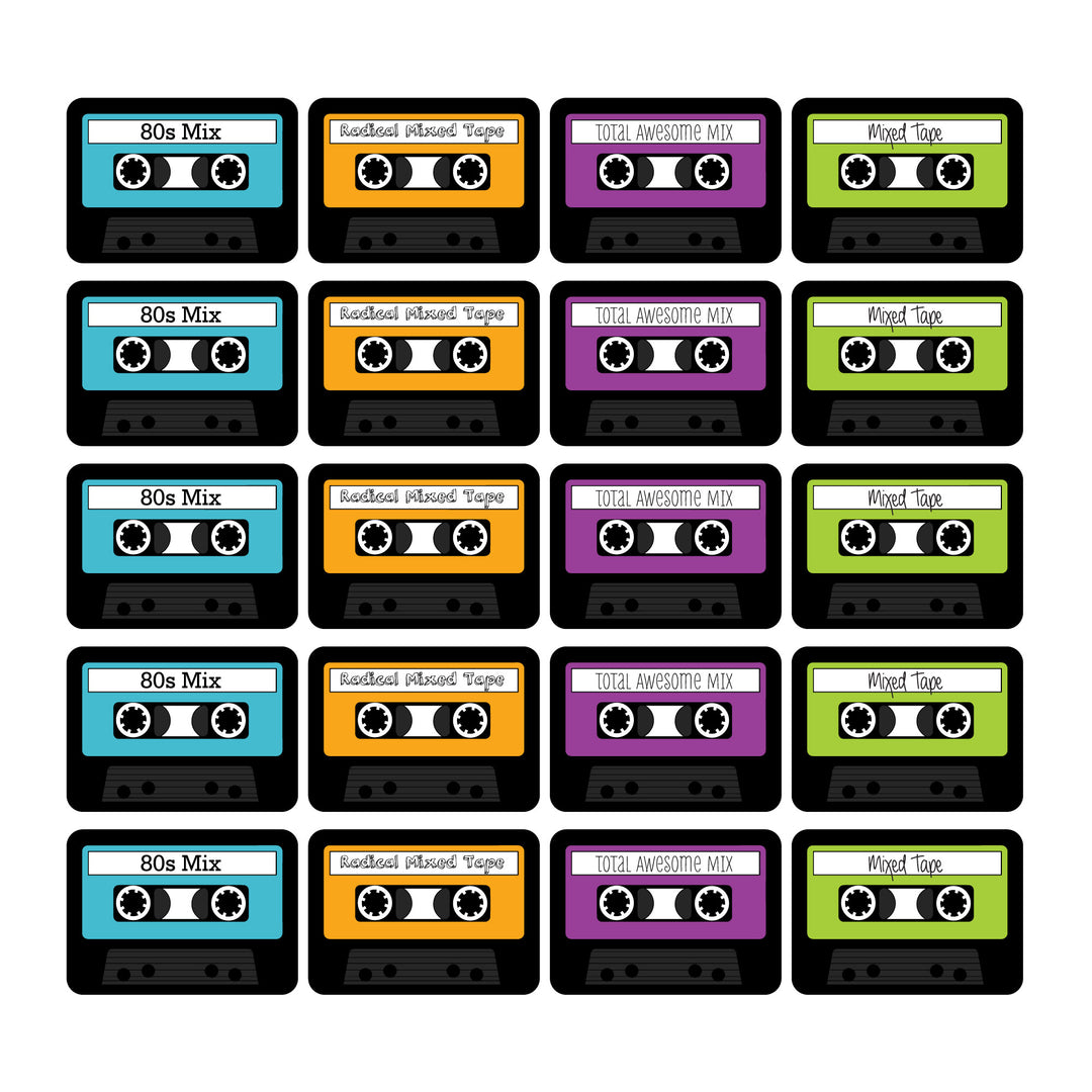 80's Retro Large Essentials - 20 Ct