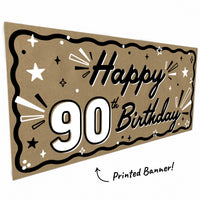 Kraft paper banner texture detail close-up