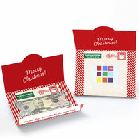 Jolly Santa Claus - Set of 8 Christmas Money And Gift Card Holders