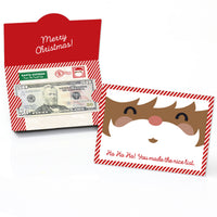 Jolly Santa Claus - Set of 8 Christmas Money And Gift Card Holders