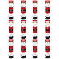 Jolly Santa Claus - No Snap Christmas Party Table Favors - DIY Cracker Boxes - Set of 12