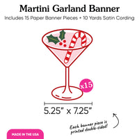 A Tini Bit Merry Garland Banner - 15 Pc