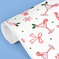 A Tini Bit Merry Martini - Wrapping Paper