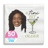 Custom Face Napkins - A Tini Bit Older
