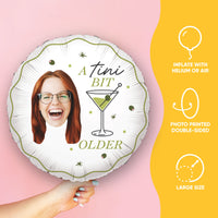 Custom Face Balloon - A Tini Bit Older - Double Sided - 1 Ct