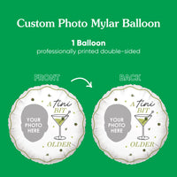 Custom Face Balloon - A Tini Bit Older - Double Sided - 1 Ct