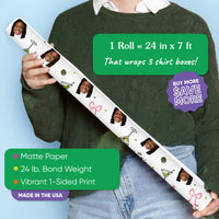 Custom Face A Tini Bit Older Wrapping Paper