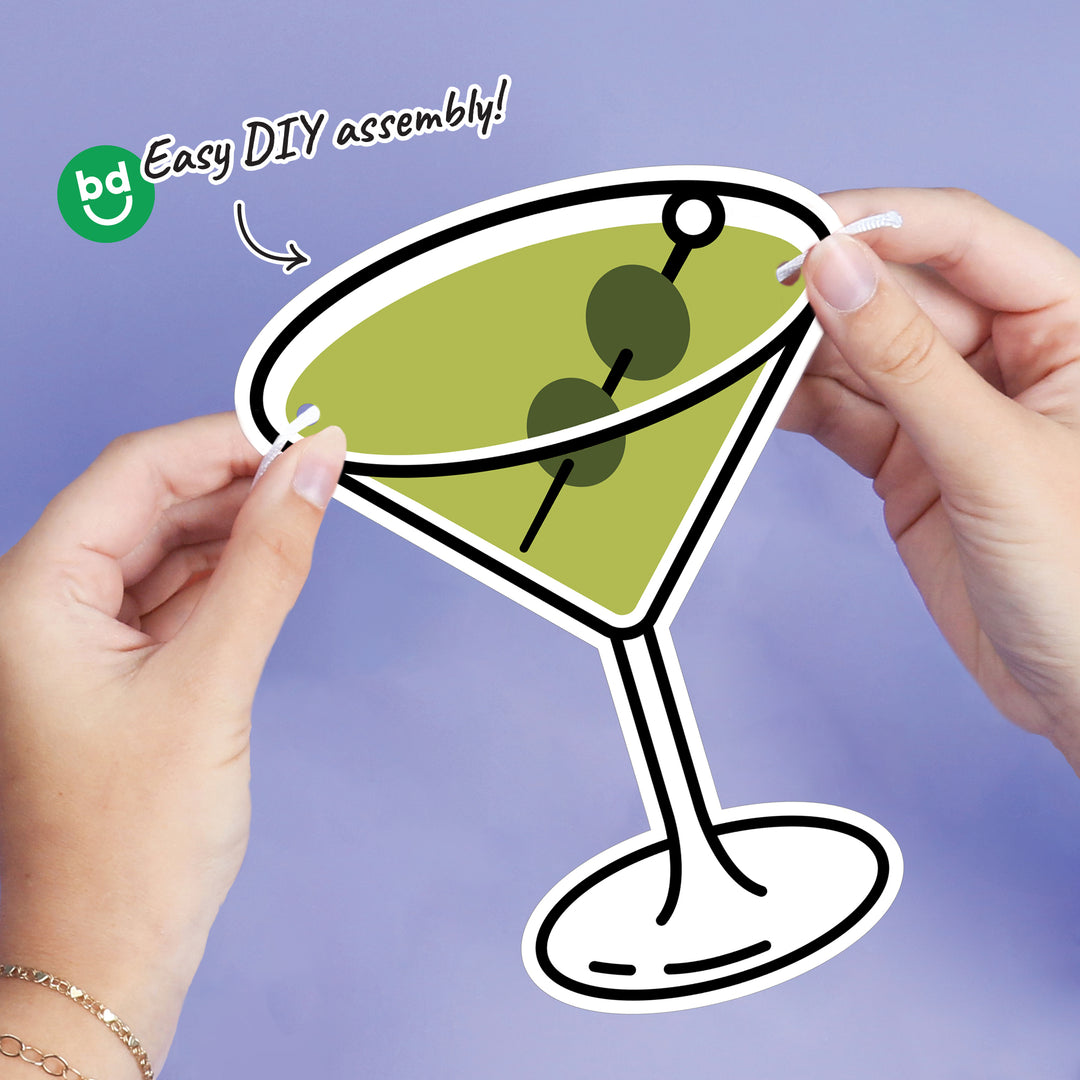 Martini Garland Banner - 15 Pc