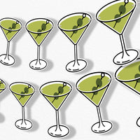 Martini Garland Banner - 15 Pc