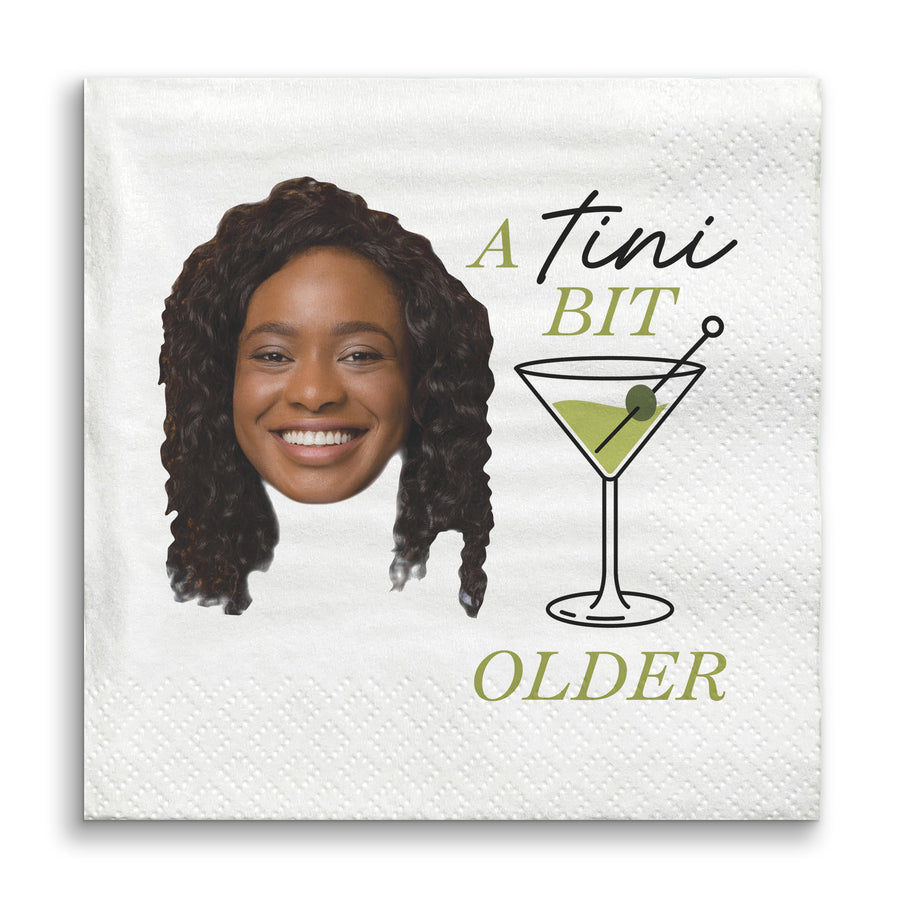 Custom Face Napkins - A Tini Bit Older