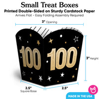 100th Birthday Treat Boxes - 12 Ct