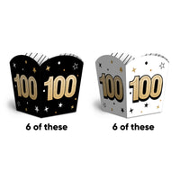100th Birthday Treat Boxes - 12 Ct