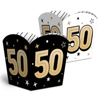 50th Birthday Treat Boxes - 12 Ct