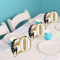 50th Birthday 3D Centerpieces - 8 Ct