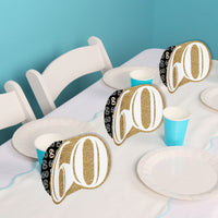 60th Birthday 3D Centerpieces - 8 Ct