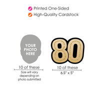 80 number shapes sized 6.5 x 5 inches on sturdy cardstock