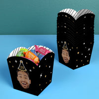 Custom Face Happy Birthday Treat Boxes - 12 Ct