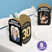 30th Birthday Photo Centerpieces - 8 Ct