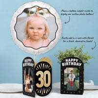 30th Birthday Photo Centerpieces - 8 Ct