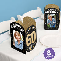 60th Birthday Photo Centerpieces - 8 Ct
