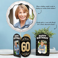 60th Birthday Photo Centerpieces - 8 Ct