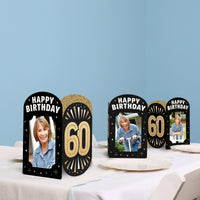 60th Birthday Photo Centerpieces - 8 Ct