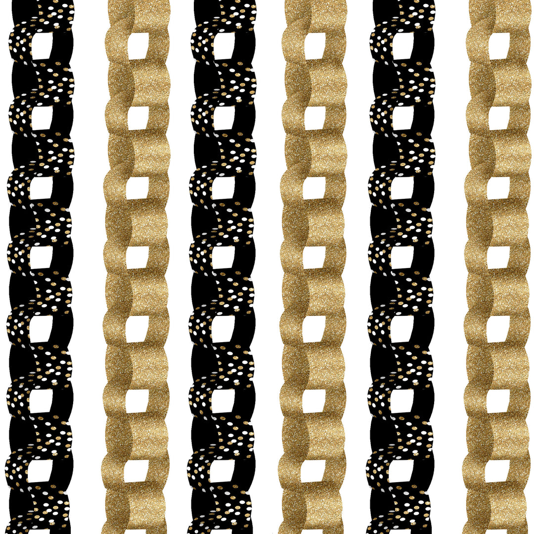 Adult Happy Birthday DIY Paper Chains - 128 Pc