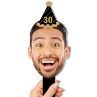 Custom Adult Birthday Fun Face Props