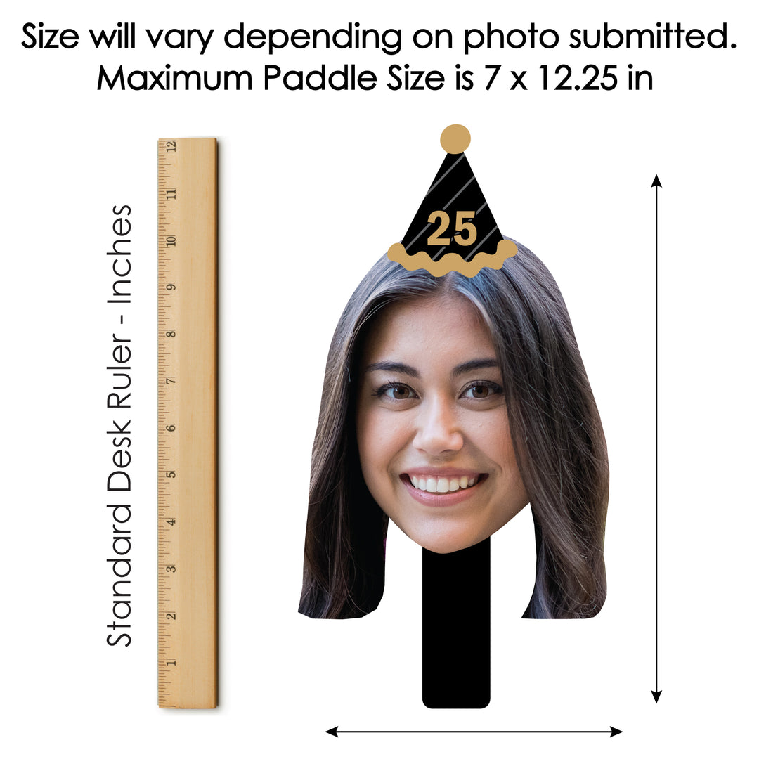 Custom Adult Birthday Fun Face Props